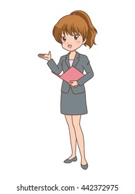 woman guide