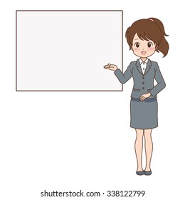 woman guides