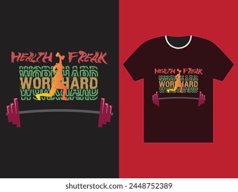 Woman gym t shirt design, Motivational t shirt design for woman, Female Gym T Shirt