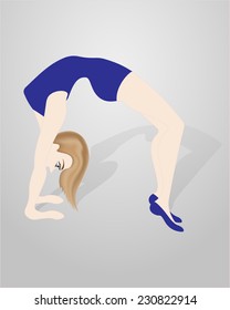 Woman gymnast