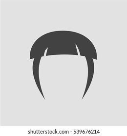 Woman hair style icon