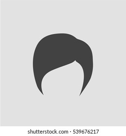 Woman hair style icon