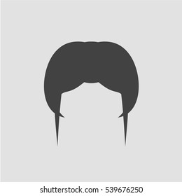 Woman hair style icon