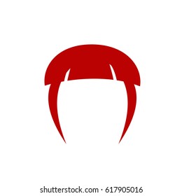 Woman hair style icon