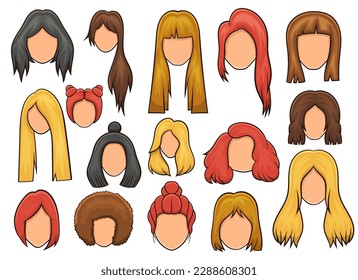 Woman hair vector design illustration isolated on white background