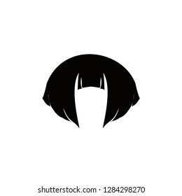 woman hairstyle logo