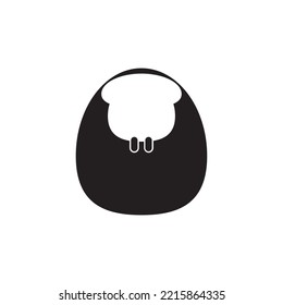 Woman hand bag vector logo design template