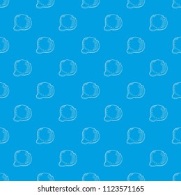 Woman handbag pattern vector seamless blue repeat for any use