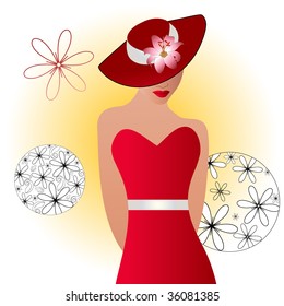 Woman in  hat 2