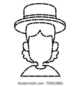 Woman with hat