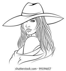 Woman in hat