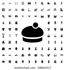 woman hat icon illustration isolated vector sign symbol