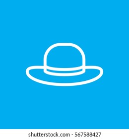 woman hat icon illustration isolated vector sign symbol