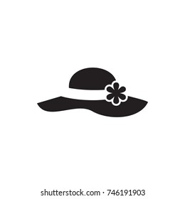 woman hat icon illustration isolated vector