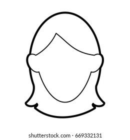 Woman head design