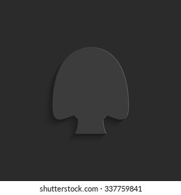 Woman head - vector icon
