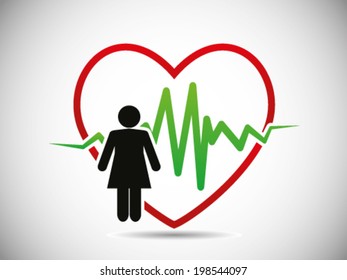Woman Heart In Good Condition