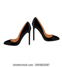 woman high heels fashion vector design