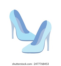 Icono de ilustración de tacones altos de mujer