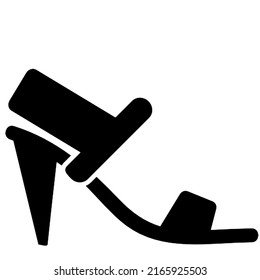 Woman High heels and shoes icon