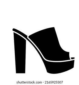 Woman High heels and shoes icon