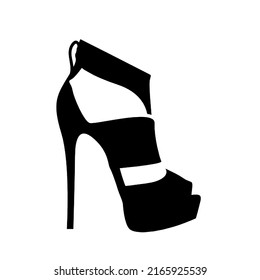 Woman High heels and shoes icon