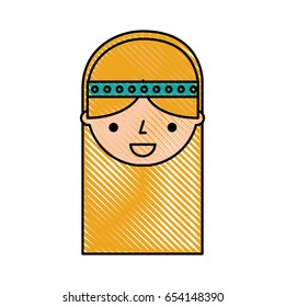 woman hippie lifestyle character