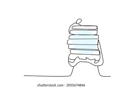 Woman holding stacked clean and folded clothes, towels and laundry. hotel cleaning service icon design.
