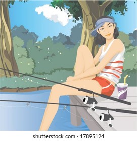 Woman and Holiday