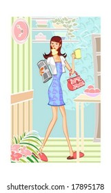 Woman and Holiday