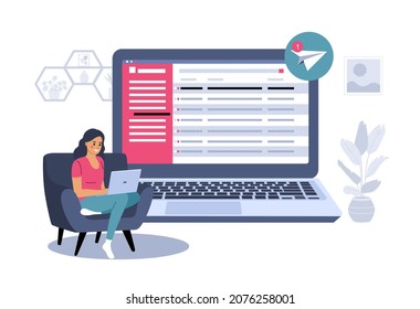 63,601 Reading an email Images, Stock Photos & Vectors | Shutterstock