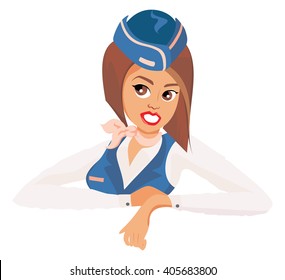 Woman hostess