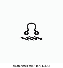 woman ice cream logo vector concept with vintage style 