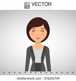 woman icon design 