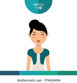 woman icon design 