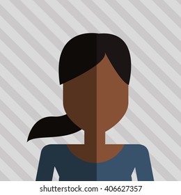 Woman icon design , vector illustration