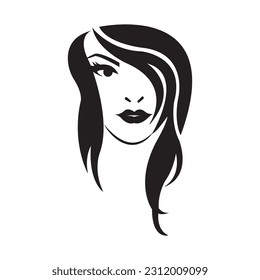 woman icon logo vector design template