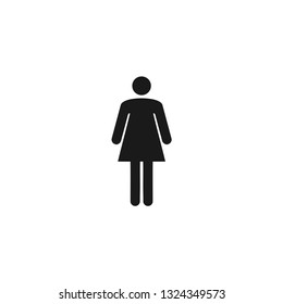 Woman, icon, silhouette