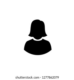 woman icon vector