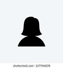 woman icon vector