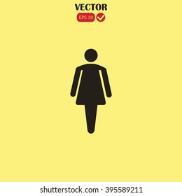 Woman Icon Vector.