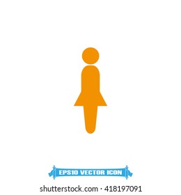 Woman icon vector