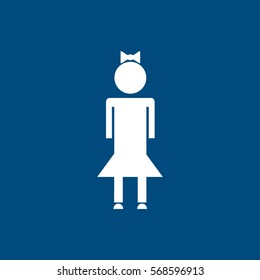 woman icon vector