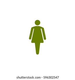Woman Icon Vector. 