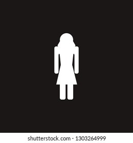woman icon. woman vector design. Sign design. Vector design. Logo. Vector illustration