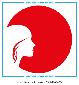 Woman icon vector illustration eps10.