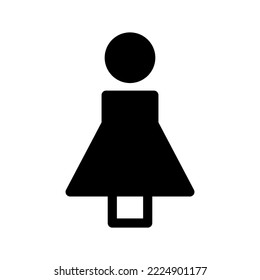 Woman Icon Vector Symbol Design Illustration
