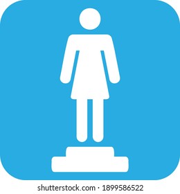 Woman icon, for websites, applications and presentations
