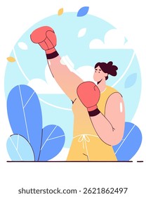 woman illustration exercise stretching gym healthy yoga workout crossfit women