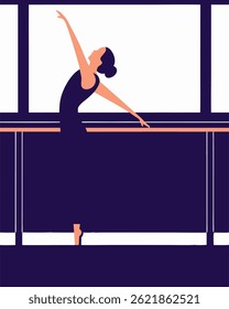 woman illustration exercise stretching gym healthy yoga workout crossfit women